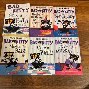 Scholastic Bad Kitty Book Set - Vibrant Covers